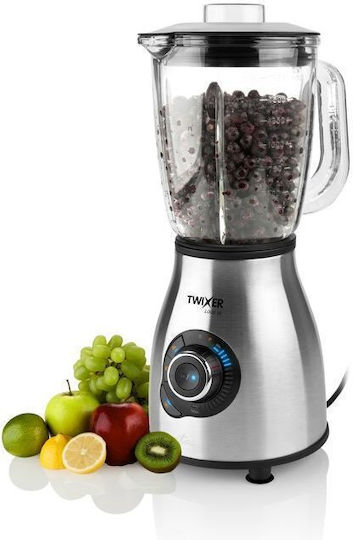 ETA Twixer 6011 90000 Blender with Glass Jug 1.75 lt 1000W Inox