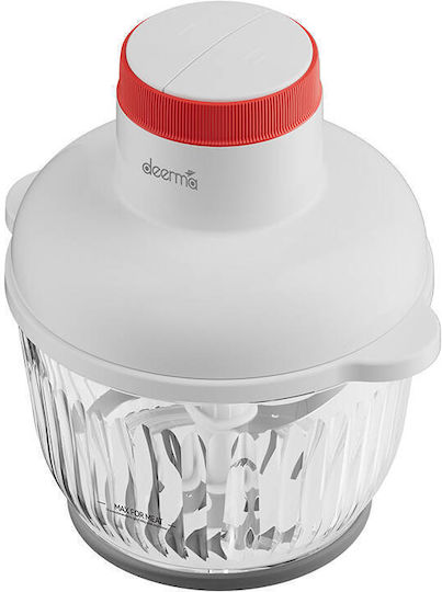 Deerma Mini Chopper Multi 300W With 2L Capacity Red
