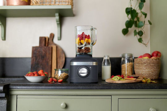 Kitchenaid K400 Artisan Μπλέντερ με Γυάλινη Κανάτα 1.4 lt 1200W Γκρι