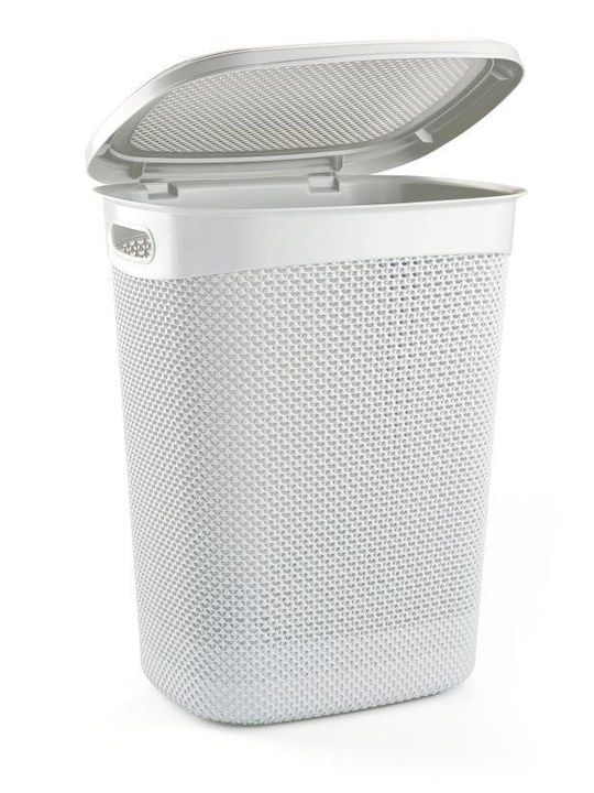 Viosarp M-170 Laundry Basket Plastic 52l with Lid 45x37.5x57cm Gray