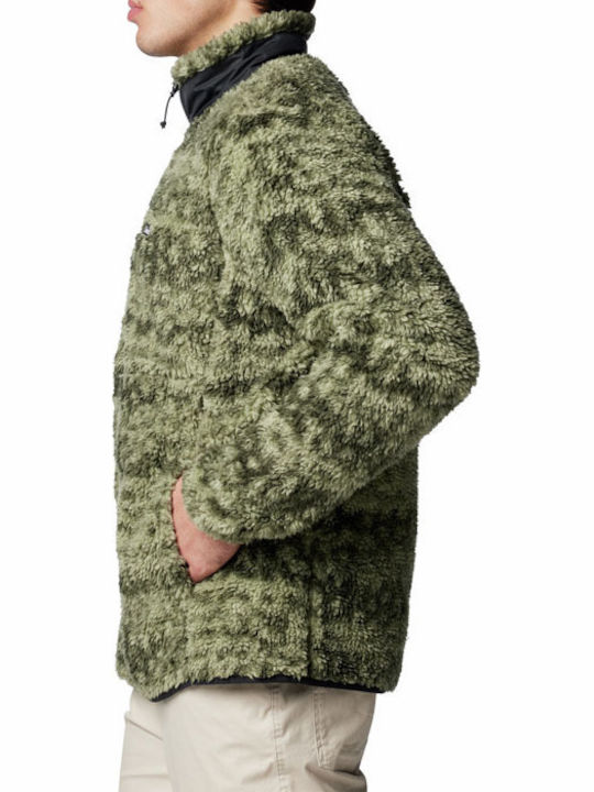 Winter Pass Ανδρική Ζακέτα Fleece Πράσινη