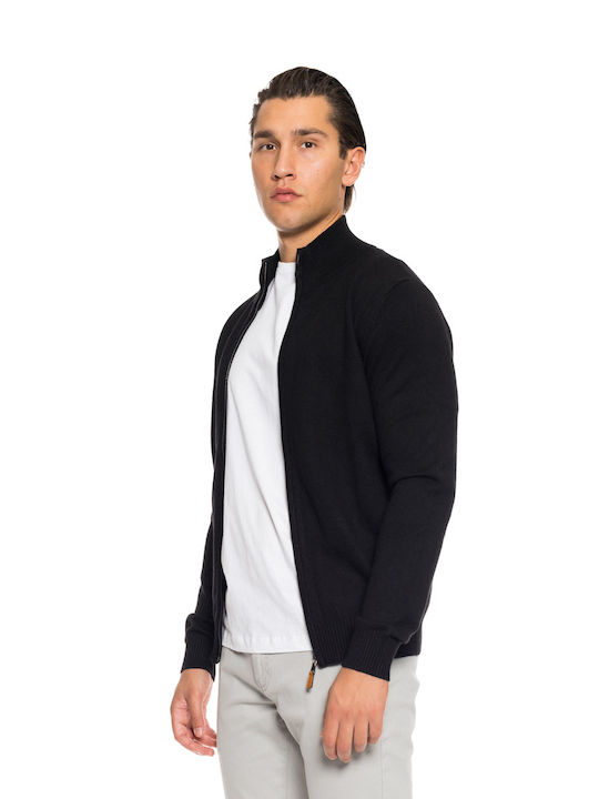 Biston Men's Knitted Cardigan Black