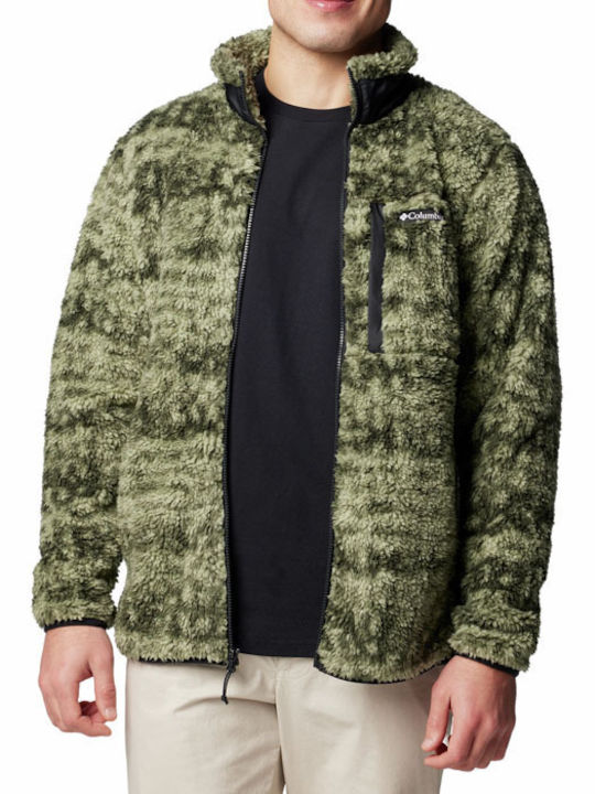 Winter Pass Ανδρική Ζακέτα Fleece Πράσινη