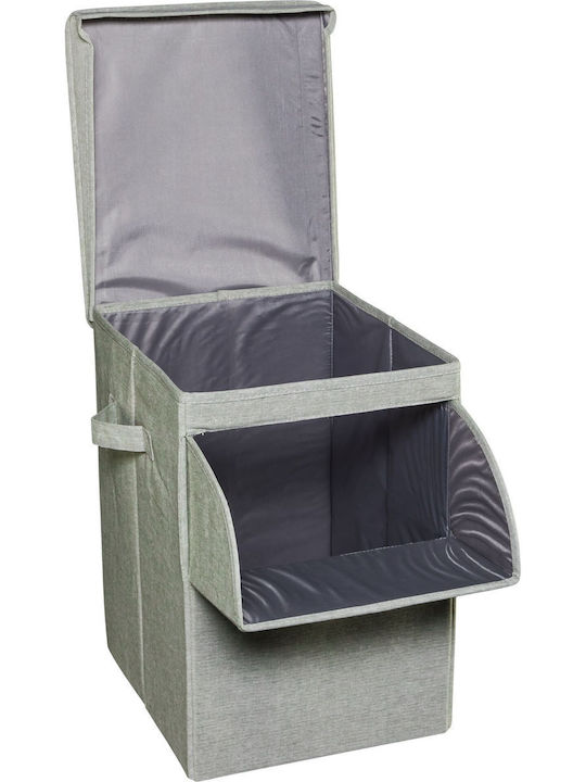 Brabantia Box Coș De Rufe Din Țesătură 35lt Cu Capac 44.5x32x44.5cm Verde