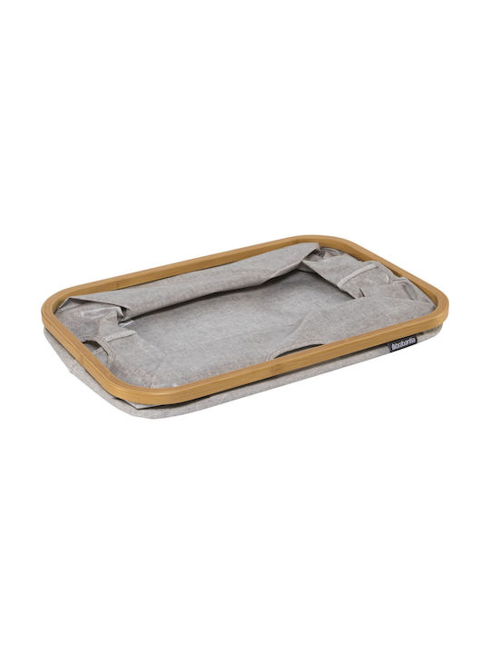 Brabantia Καλάθι Απλύτων Υφασμάτινο 40lt 54x26.5x26.5cm Γκρι