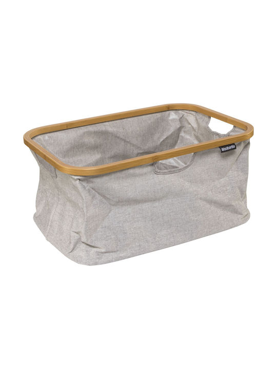 Brabantia Καλάθι Απλύτων Υφασμάτινο 40lt 54x26.5x26.5cm Γκρι