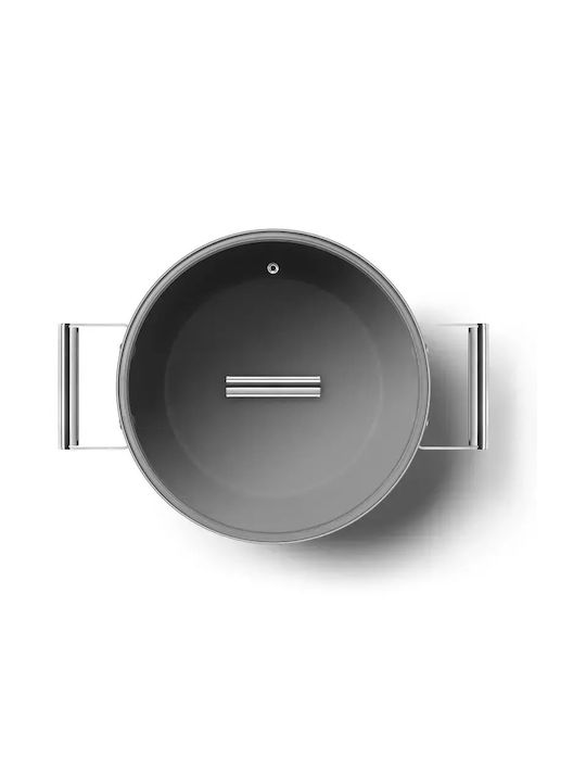 Smeg Tiefer Topf aus Aluminium 7.7Es / 26cm