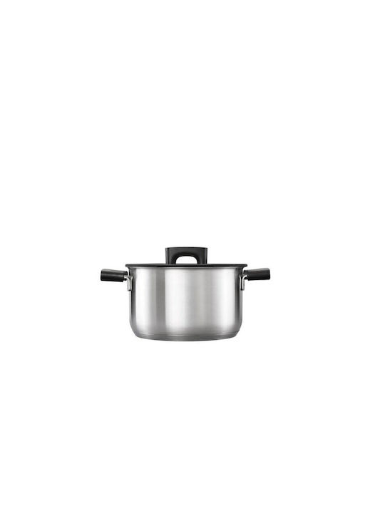 Fiskars Tiefer Edelstahl-Topf 3.5Es / 20cm