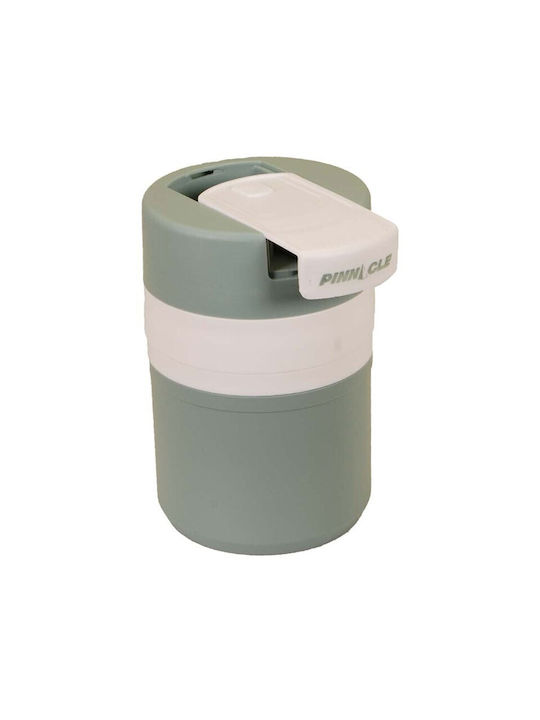 Pinnacle Δοχείο Φαγητού Inox Θερμός Mist Green 600ml