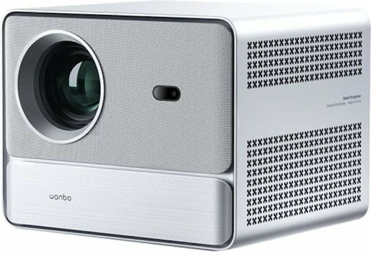 Wanbo DaVinci 1 Pro Проектор LCD Full HD LED лампа с Wi-Fi и вградени високоговорители Бял