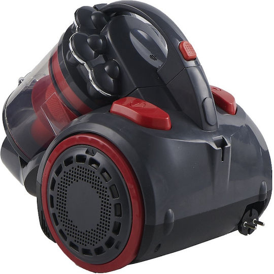 Cheffinger CF-VCC.3 Staubsauger 1500W Beutellos 3Es Rot