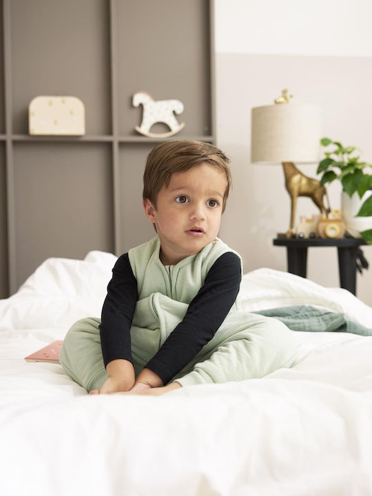Meyco Winter Schlafsack mit Füßen Soft Green