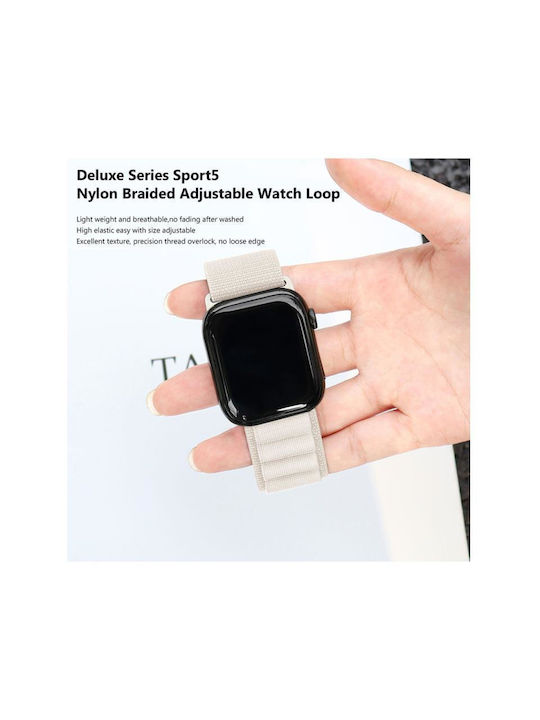 Devia Λουράκι Λευκό (Apple Watch 38/40/41/42mm)