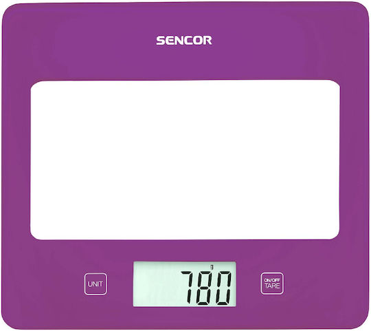 Sencor Ψηφιακή Ζυγαριά Κουζίνας έως 5kg Μωβ