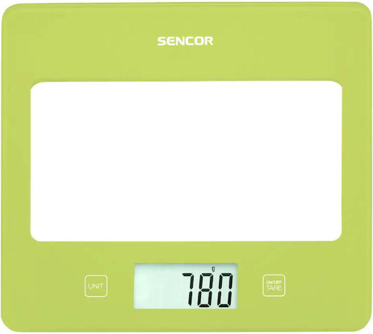 Sencor Ψηφιακή Ζυγαριά Κουζίνας έως 5kg Green