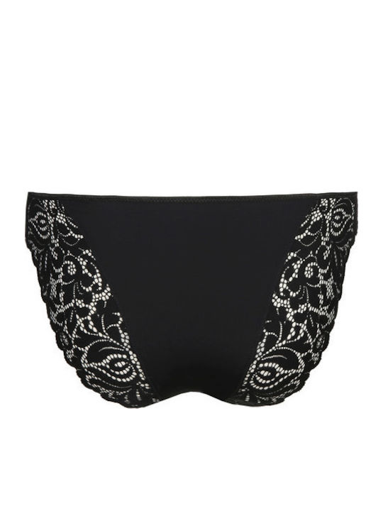 Women's Slip with Lace Black