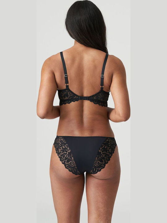 Women's Slip with Lace Black