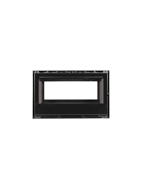 Bellido Llama Cristal 100 DF Kaminofen Kassette Holz 11.6kW Durchsichtige mit Schiebetür Geschlossenes Ausdehnungsgefäß