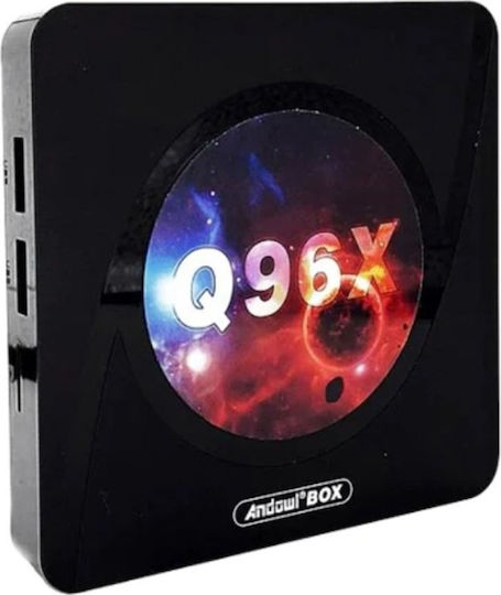 Andowl TV Box Q96X Q96X 4K UHD με WiFi 4GB RAM και 64GB Αποθηκευτικό Χώρο με Λειτουργικό Android 10.0