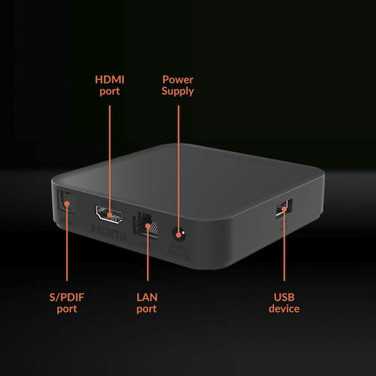 Strong TV-Box LEAP-S3 4K UHD mit WiFi 2GB RAM und 16GB Speicherplatz mit Betriebssystem Android 11.0 und Google Assistant