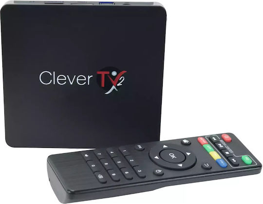 Clever TV Box CleverTV2 4K UHD με WiFi 2GB RAM και 16GB Αποθηκευτικό Χώρο με Λειτουργικό Android 9.0