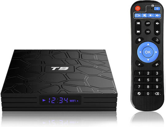 Andowl TV Box Q-T9 Q-T9 4K UHD with WiFi USB 3.0 4GB RAM and 64GB Storage Space with Operating System Android 10.0