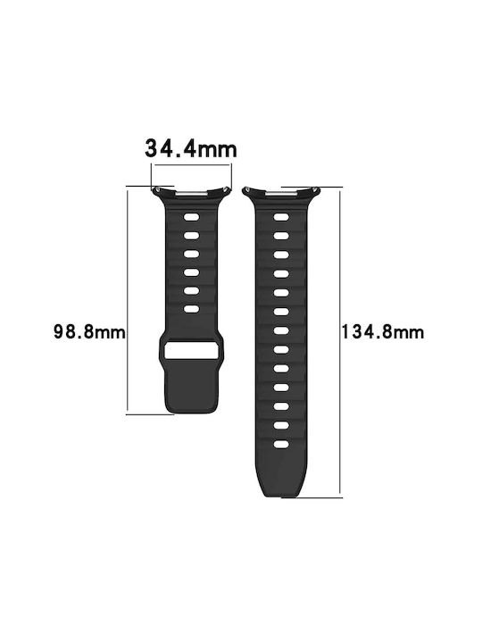 Techsuit Armband Silikon Marineblau (Galaxy Watch Ultra)
