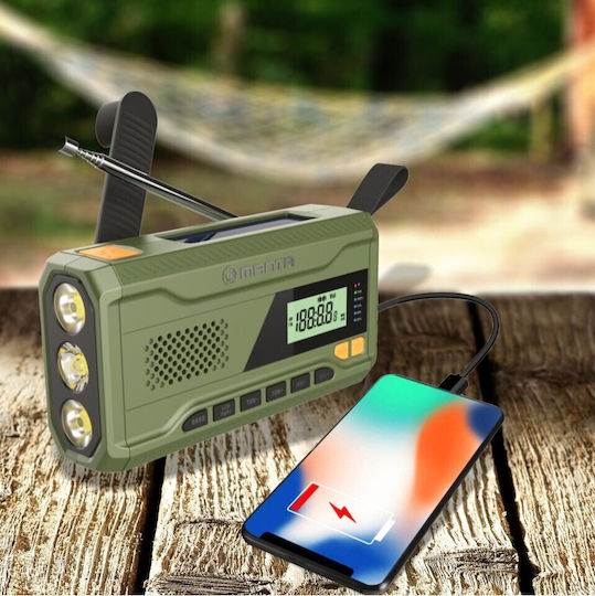 Manta RDI401G Solar cu USB Verde