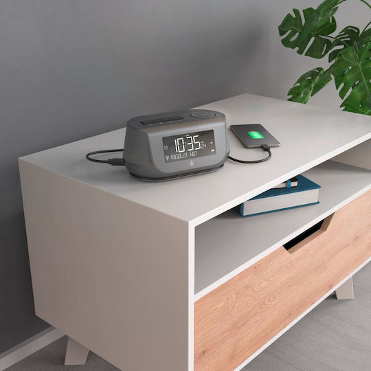 HAMA DR36SBT Επιτραπέζιο Ραδιόφωνο Μπαταρίας DAB+ με Bluetooth και USB Μαύρο
