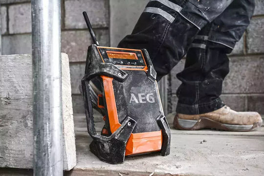 AEG BR 1218C Φορητό Ραδιόφωνο Μπαταρίας DAB+ Πορτοκαλί