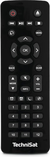 Technisat Multyradio 4.0 SE Επιτραπέζιο Ραδιόφωνο Ρεύματος DAB+ με Bluetooth και USB Ασημί
