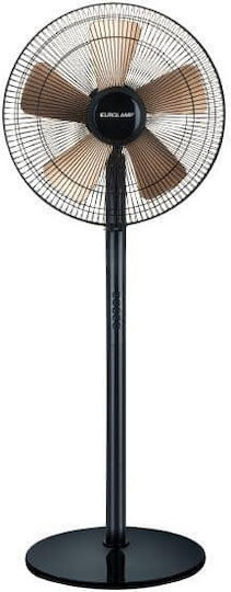 Eurolamp Pedestal Fan 60W Fan Diameter 41cm Black