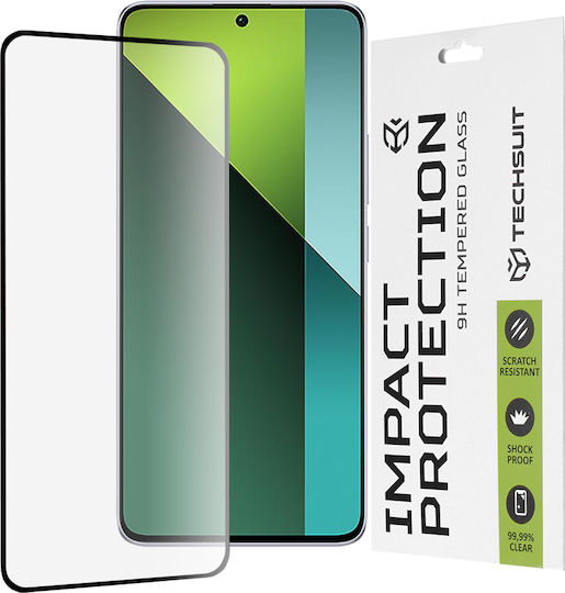 Techsuit 111d Full Glue Full Face Tempered Glass Black (Redmi Note 13 Pro 5G / Poco X6) KF2317162