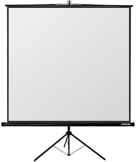 Reflecta Οθόνη Προβολής Projector Δαπέδου Crystal Line Tripod Lux με Λόγο Εικόνας 1:1 200x200cm / 113"