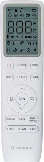 Morris Loft II Κλιματιστικό Inverter 12000 BTU A++/A+ με Ιονιστή και WiFi