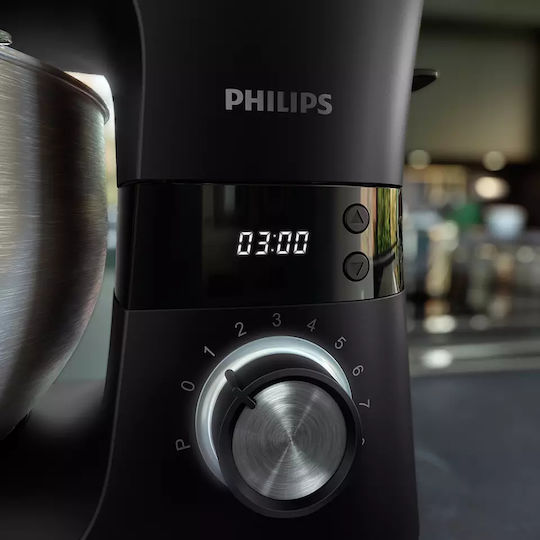 Philips 7000 Series Stand Mixer 1000W with Stainless Mixing Bowl 5.5lt