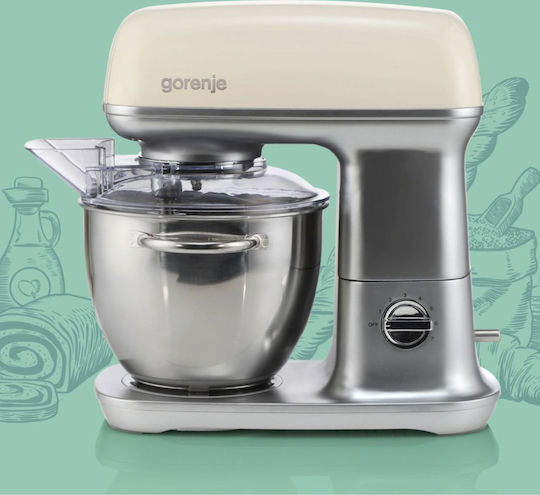 Gorenje MMC1000RL Κουζινομηχανή 1000W με Ανοξείδωτο Κάδο 4.5lt