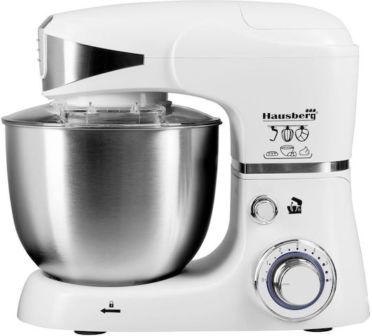 Hausberg HB-7605AB Κουζινομηχανή 1000W με Ανοξείδωτο Κάδο 5lt