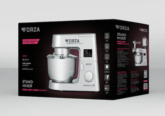 ECG Forza 5500 Giorno Κουζινομηχανή 1500W με Ανοξείδωτο Κάδο 6.5lt