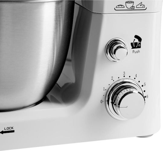 Hausberg HB-7625AB Κουζινομηχανή 700W με Ανοξείδωτο Κάδο 3.5lt