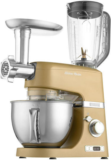 Sencor Stand Mixer 1000W with Stainless Mixing Bowl 4.5lt