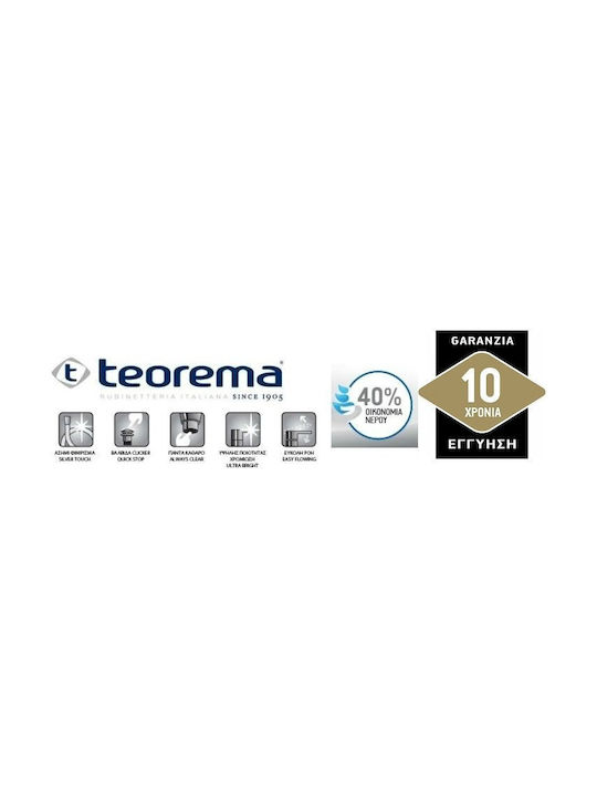Teorema Goodlife für Dusche 2 Ausgänge Silber