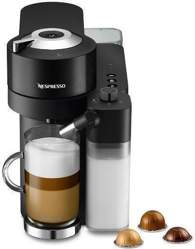 De'Longhi Lattissima Espressor pentru capsule Vertuo Presiune 19bar cu Spumant de lapte Neagră