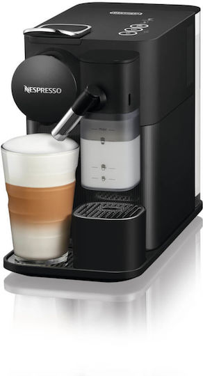 De'Longhi Lattissima One Pod Coffee Machine Nespresso Pressure 19bar with Milk Frother Black