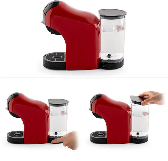 Muhler MCM-611 Pod Coffee Machine Nespresso Pressure 20bar Red