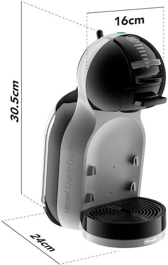 De'Longhi Mini Me Καφετιέρα για Κάψουλες Dolce Gusto Πίεσης 15bar Λευκή