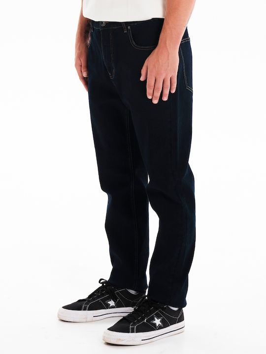 Men's Elastic Blue Jeans Pants