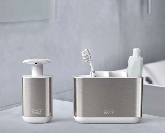 Joseph Joseph Badezimmer-Accessoire-Set Inox Gray 2Stück