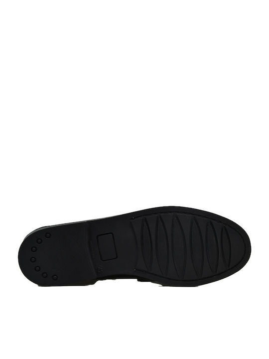Δερμάτινα Ανδρικά Loafers σε Μαύρο Χρώμα