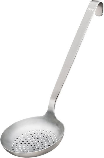 Gefu Baseline Shallow Spoon Slotted Colander Stainless Steel Silver 32cm 1pcs